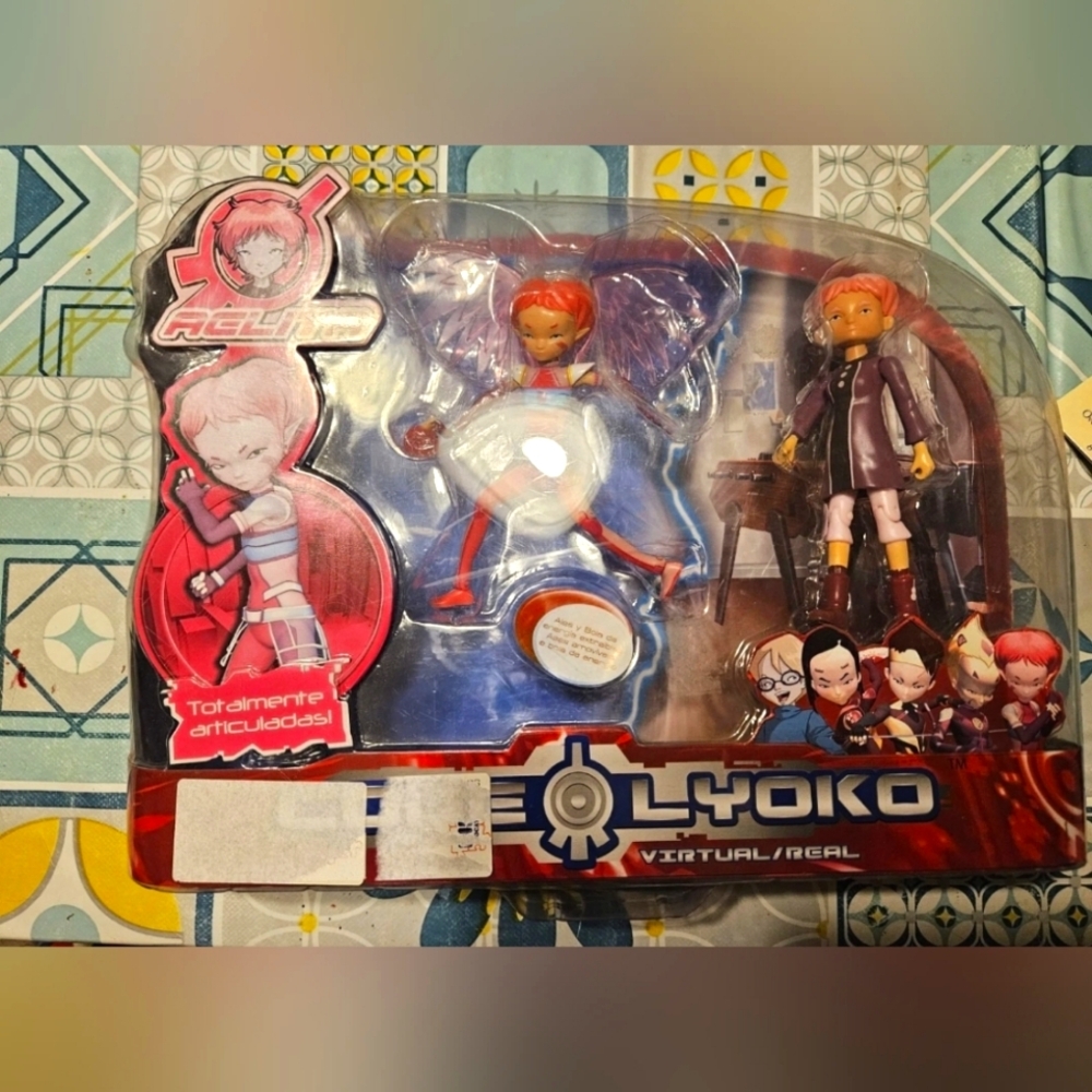 Code Lyoko Aelita Virtual/Real Action Figures (2 Pack)